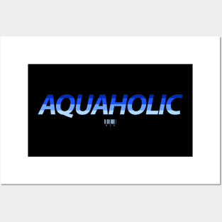 Aquaholic Bars Posters and Art